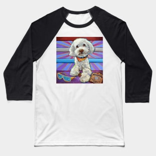 Savagely Adorable Macho Dog Baseball T-Shirt